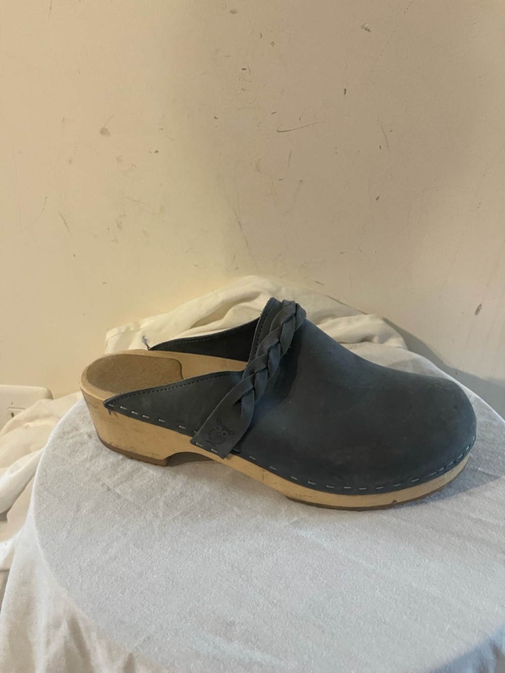 Sandgrens Swedish Braided Suede Leather Clog